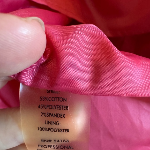 Calvin Klein Pink Fit & Flare Dress Size 4 Textured Sleeveless Lined Party Dress - Picture 6 of 6